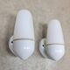 Midcentury Bauhaus style wall lamps Wilhelm Wagenfeld Lindner
