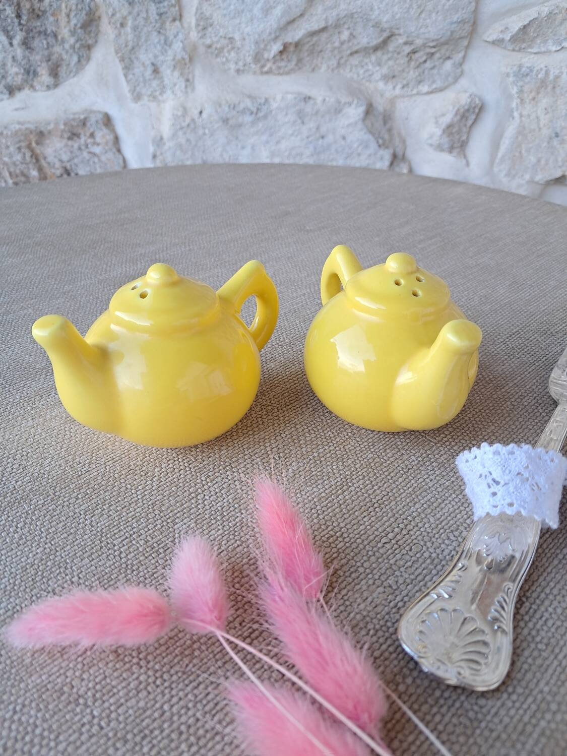 Vintage salt and pepper shakers