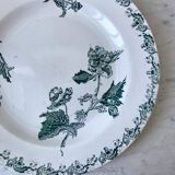 Round plate in iron earth model "richelieu" xixth