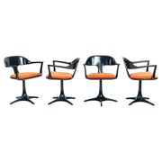 Space Age Konrad Schaefer dining chairs for Emu, 1960s