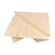 Post-modern triangular travertine lounge coffee tables, 1970s