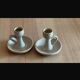 Set of 2 stoneware candlesticks from the marsh.
