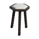 Catalan tripod stool, Spanish in solid pine
