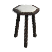 Catalan tripod stool, Spanish in solid pine