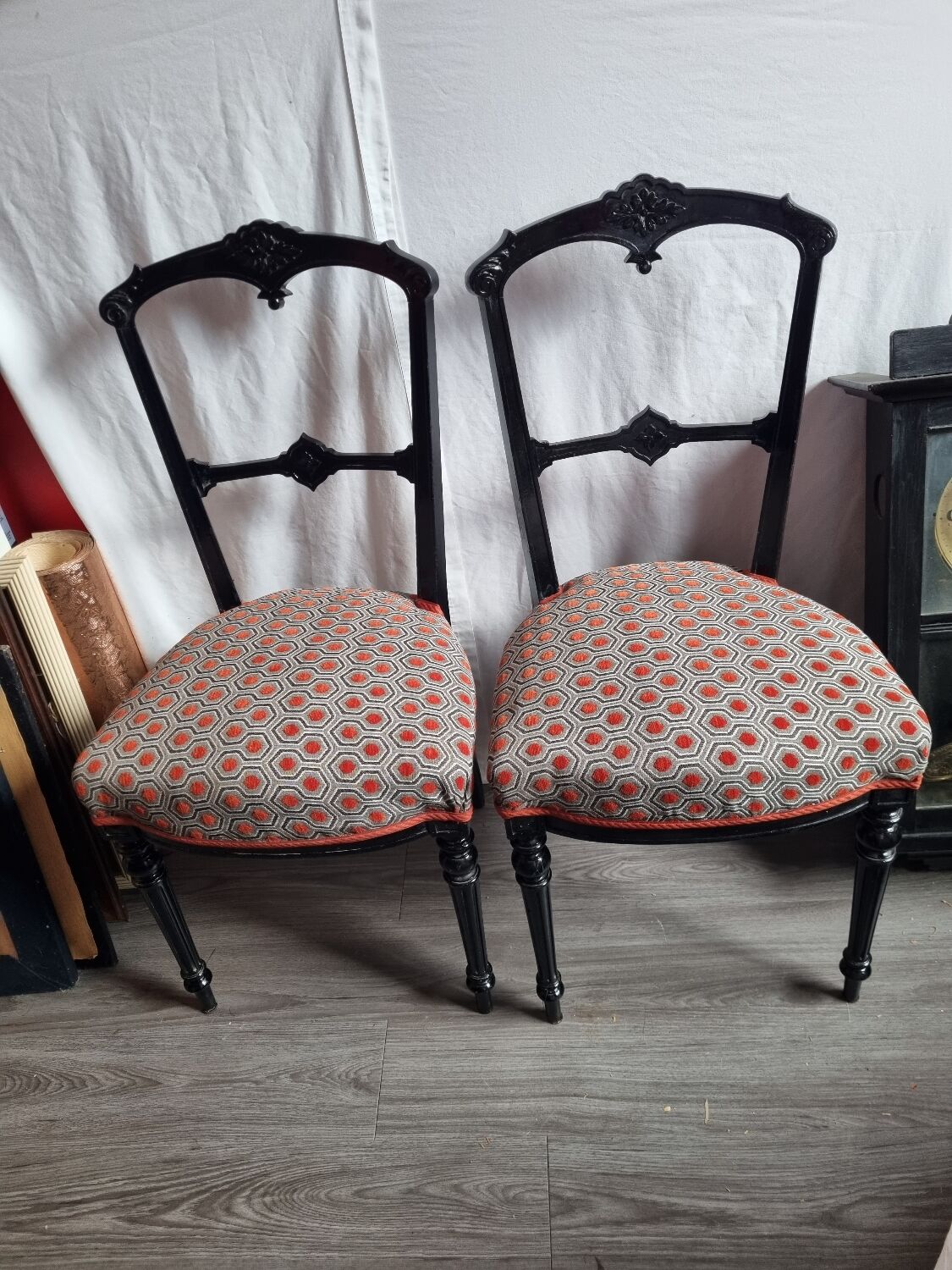 Restored Napoleon III chairs