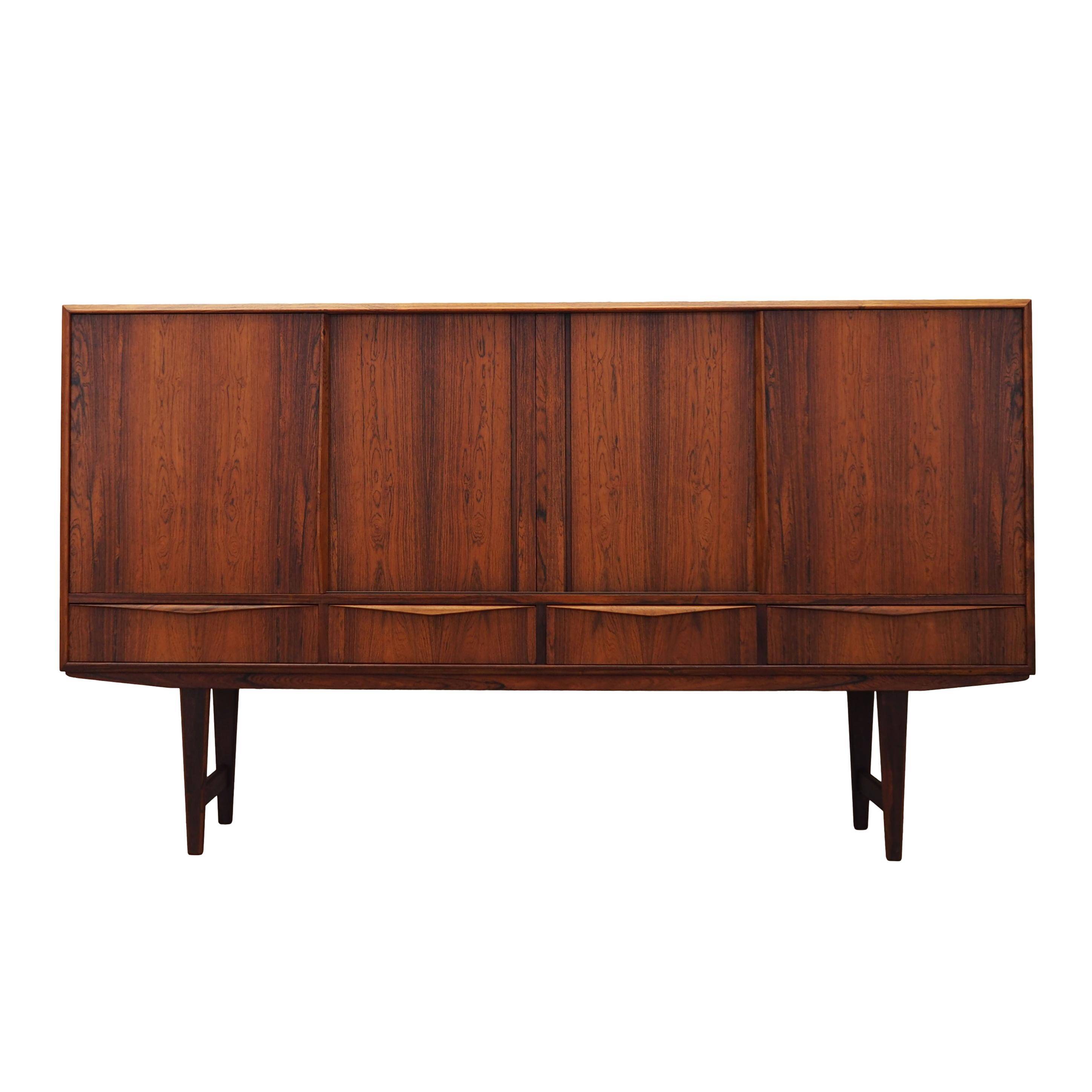 Rosewood highboard, Danish design, 1960s, designer: E.W. Bach