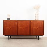 Buffet en teck, design danois, années 1960, designer : EW Bach