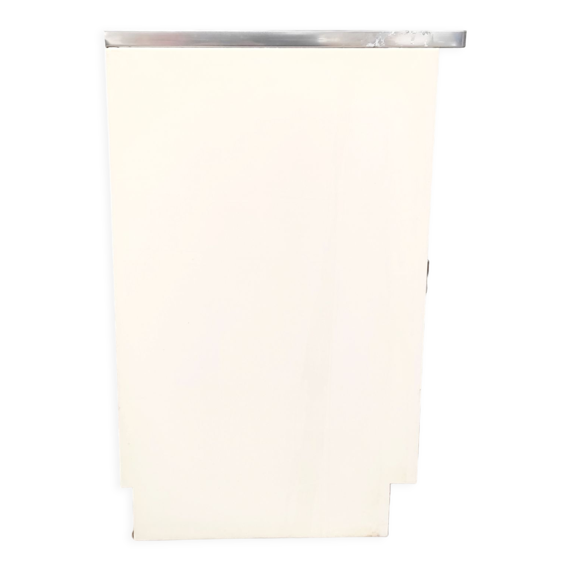 Yellow and blue formica sideboard