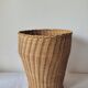 Wicker wastebasket