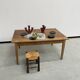 Pine farmhouse table 160 x 110 cm