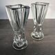 Vintage glass candlestick holders – Scandinavian design