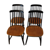 Ensemble de 4 chaises scandinaves
