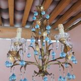 Murano tassel chandelier