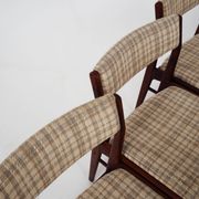 Set of six rosewood chairs, Danish design, 1970s, manufactured by Thorsø Møbelfabrik
