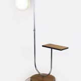 Lampadaire Art Déco Bauhaus restauré par Jindrich Halabala, 1940s