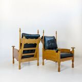 Throne armchair vintage design from 1950’s