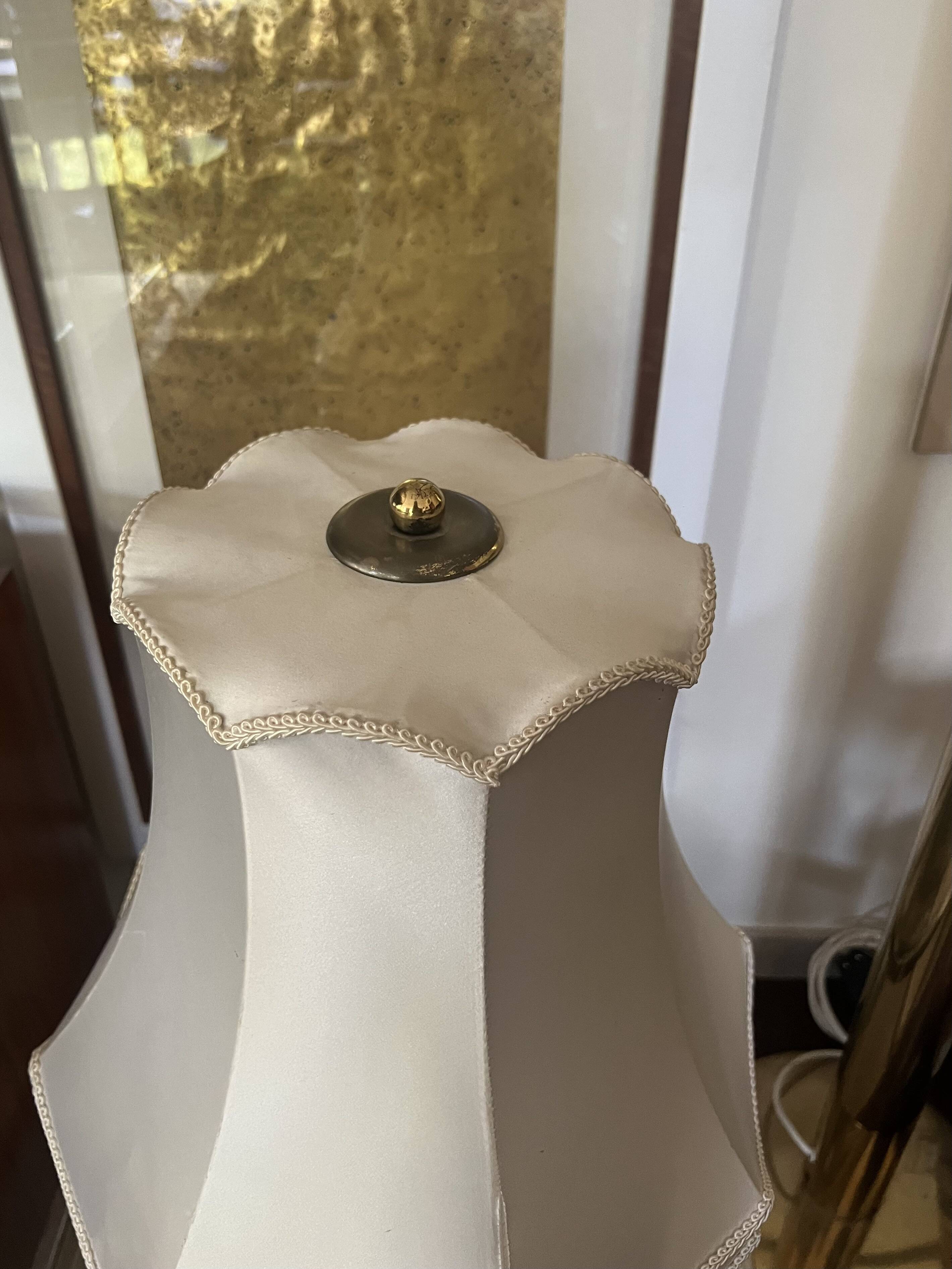 1960s Crystal Art Table Lamp for Daum France