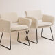 Pair of armchairs 763 by Joseph André Motte for Steiner 1950