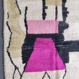 Berber rug in natural wool 2.5 x 1.5 m