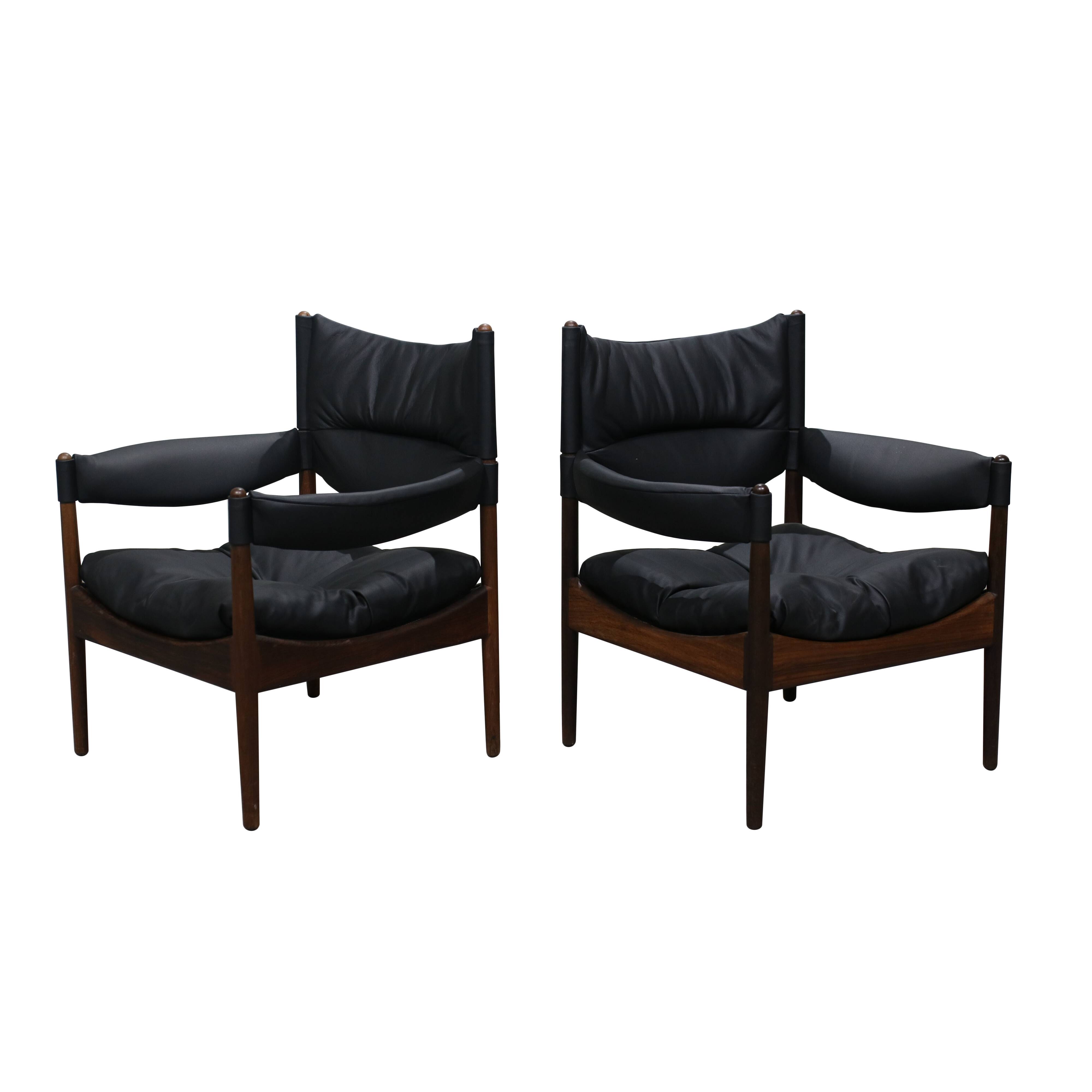 Set of 2 Modus Chairs by Kristian Vedel, 1960s