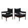 Set of 2 Modus Chairs by Kristian Vedel, 1960s