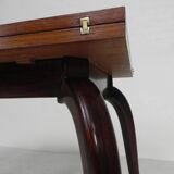 Gaming table, portfolio table, with folding, rotating top