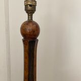 Floor lamp 30/40s in mahogany magnifying glass of two colors