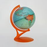 Globe terrestrial map world Editions Rico Florence Year 70