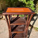 Shelf on rattan legs