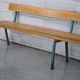 Vintage school bench