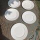 5 Limoges porcelain dinner plates stamped Limoges France
