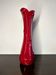Vase soliflore Murano rouge vintage