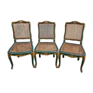 chaises Louis XV cannées