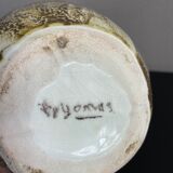 Ceramic pitcher signed Pegomas