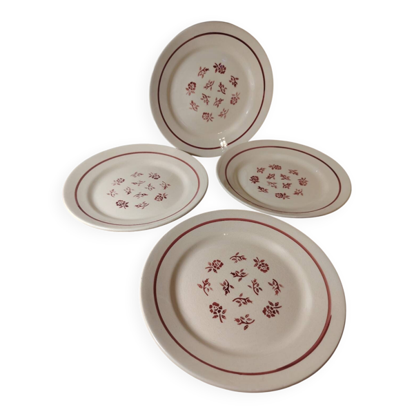4 Assiettes Alger Pexonne FF