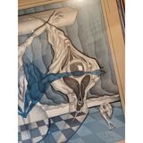 Lithograph by J.M. Sostras