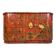 Vintage red chinoiserie cabinet, 1970s
