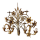 Gold Flower Metal Wall Sconces