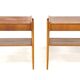 Set de 2 tables de chevet en teck, Carlström, Suède, 1960
