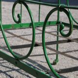 Antique metal bed, vintage