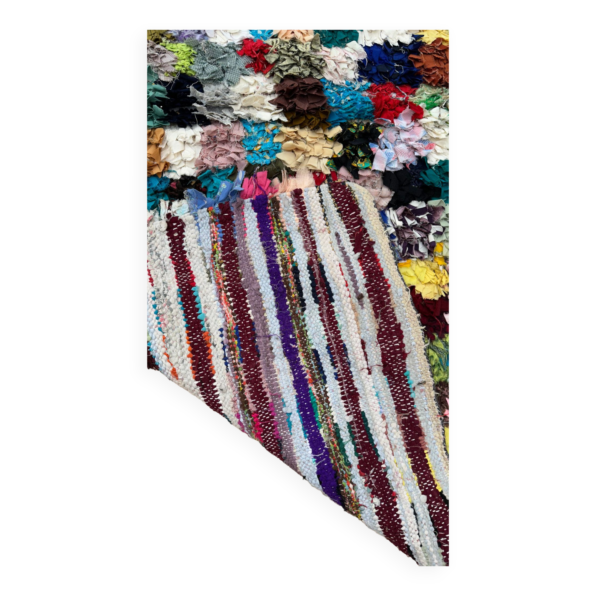 Boucherouite carpet - 94 x 205 cm