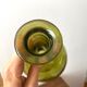 Vintage green glass soliflore vase 70s