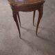 Louis XV style gueridon side table in marquetry
