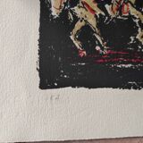 Army of Napoleon - Original lithograph signed - André Cottavoz