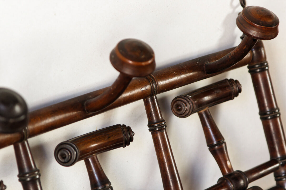 Bentwood wall coat rack