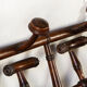 Bentwood wall coat rack