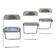 Lot de 3 chaises Plia - GianCarlo Piretti
