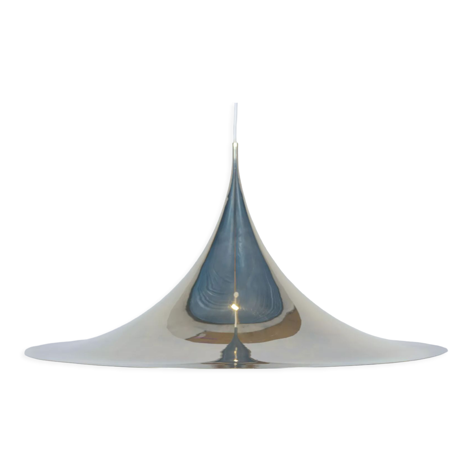 Semi Pendant Lamp by Claus Bonderup & Torsten Thorup for Fog & Mørup, 1970s