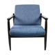 Fauteuil bleu par Edmund Homa années 1970