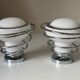 Pair of space age wall lights by Delmas from the 70s